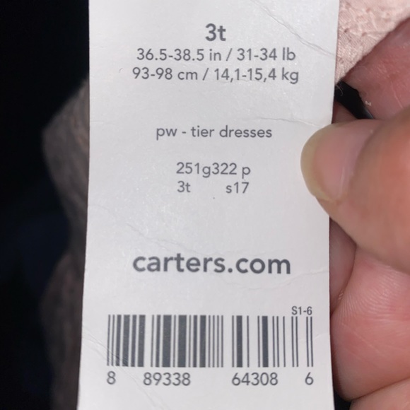 Carter's Girl Dress size 3T - Picture 5 of 5